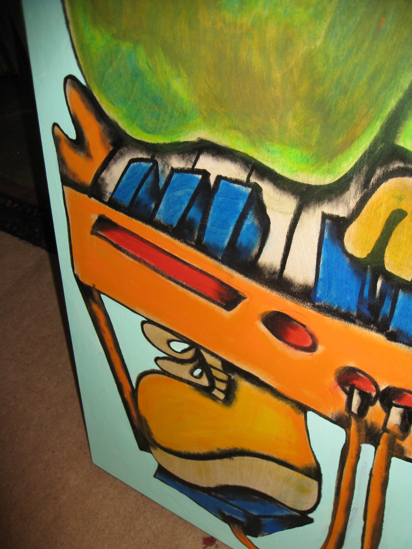 PIANO SOLDIER PAINTING