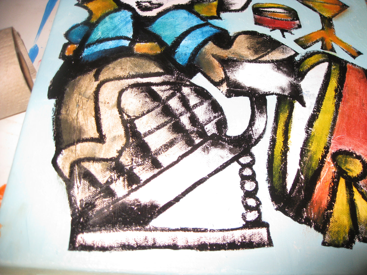 DRUMMER PAINTING