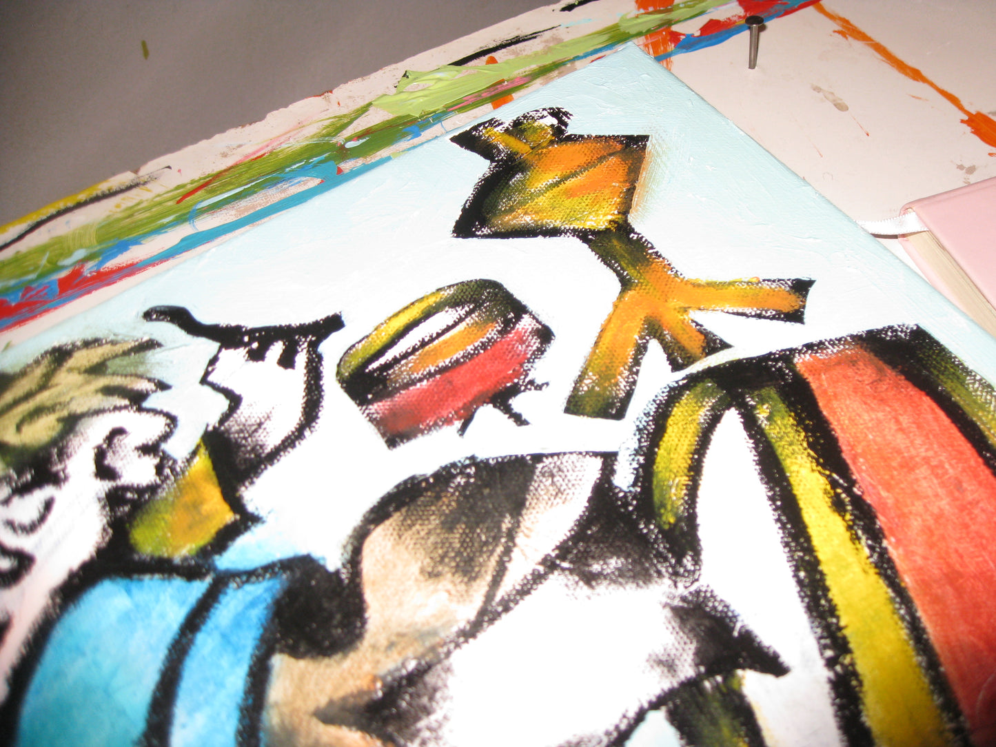 DRUMMER PAINTING